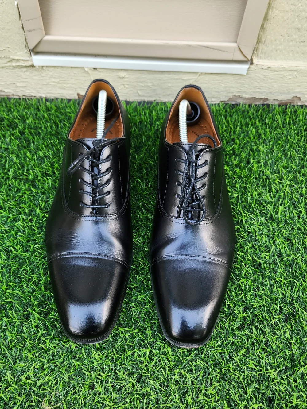 Florsheim Men's Corbetta Cap Toe Oxford Dress Shoes 14180 Black US Size 11 D
